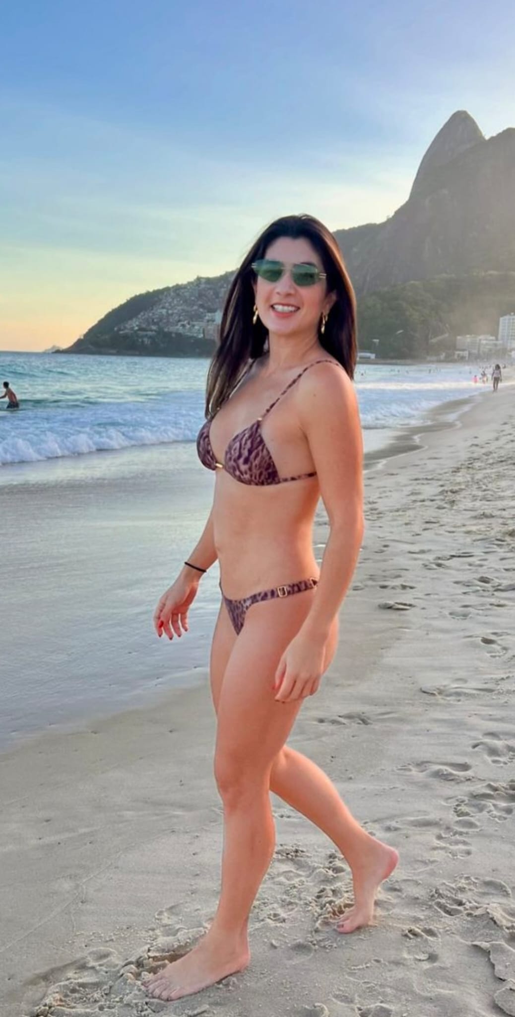 Larissa Leopard Print Bikini Top