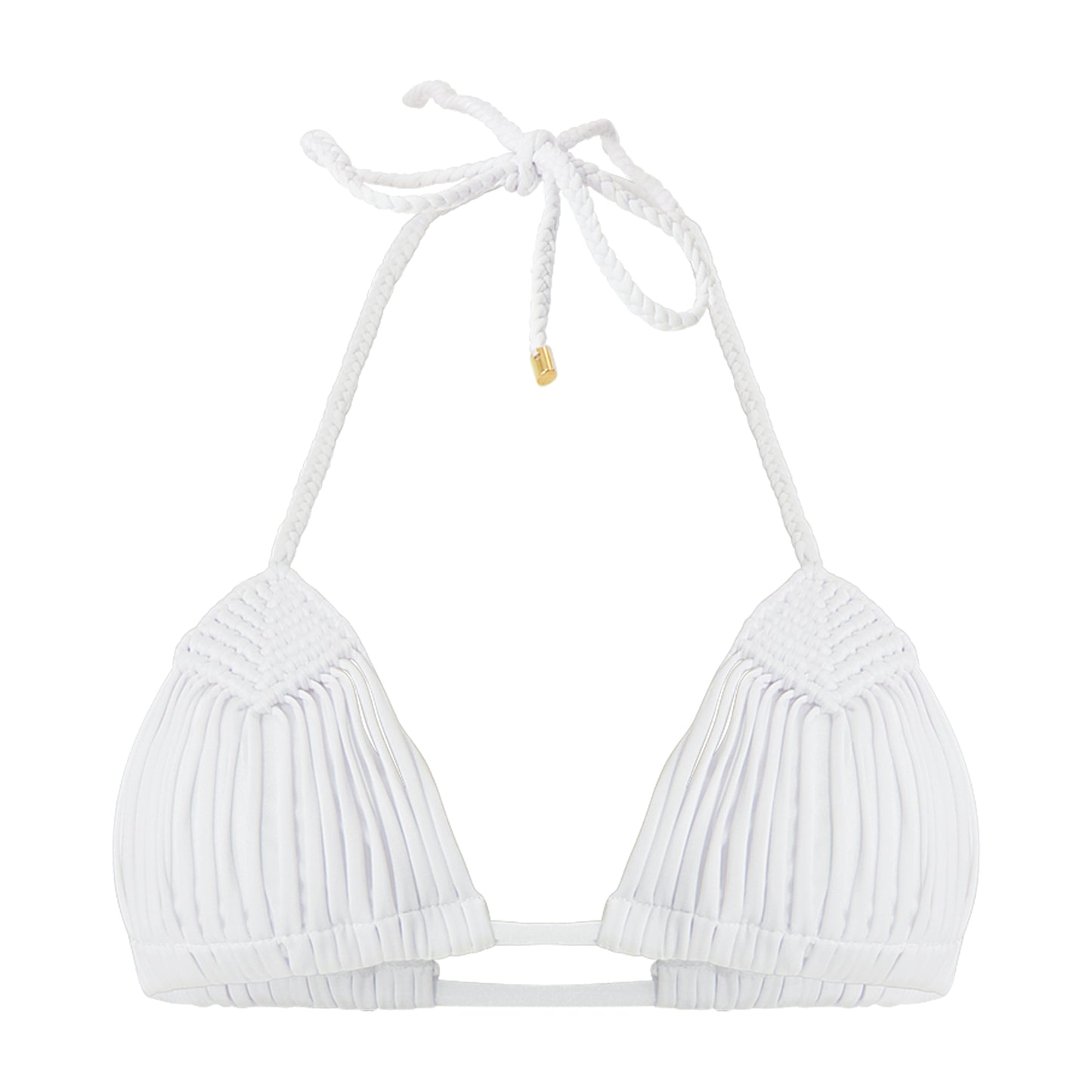 Bahia Macramé Satin Triangle Top