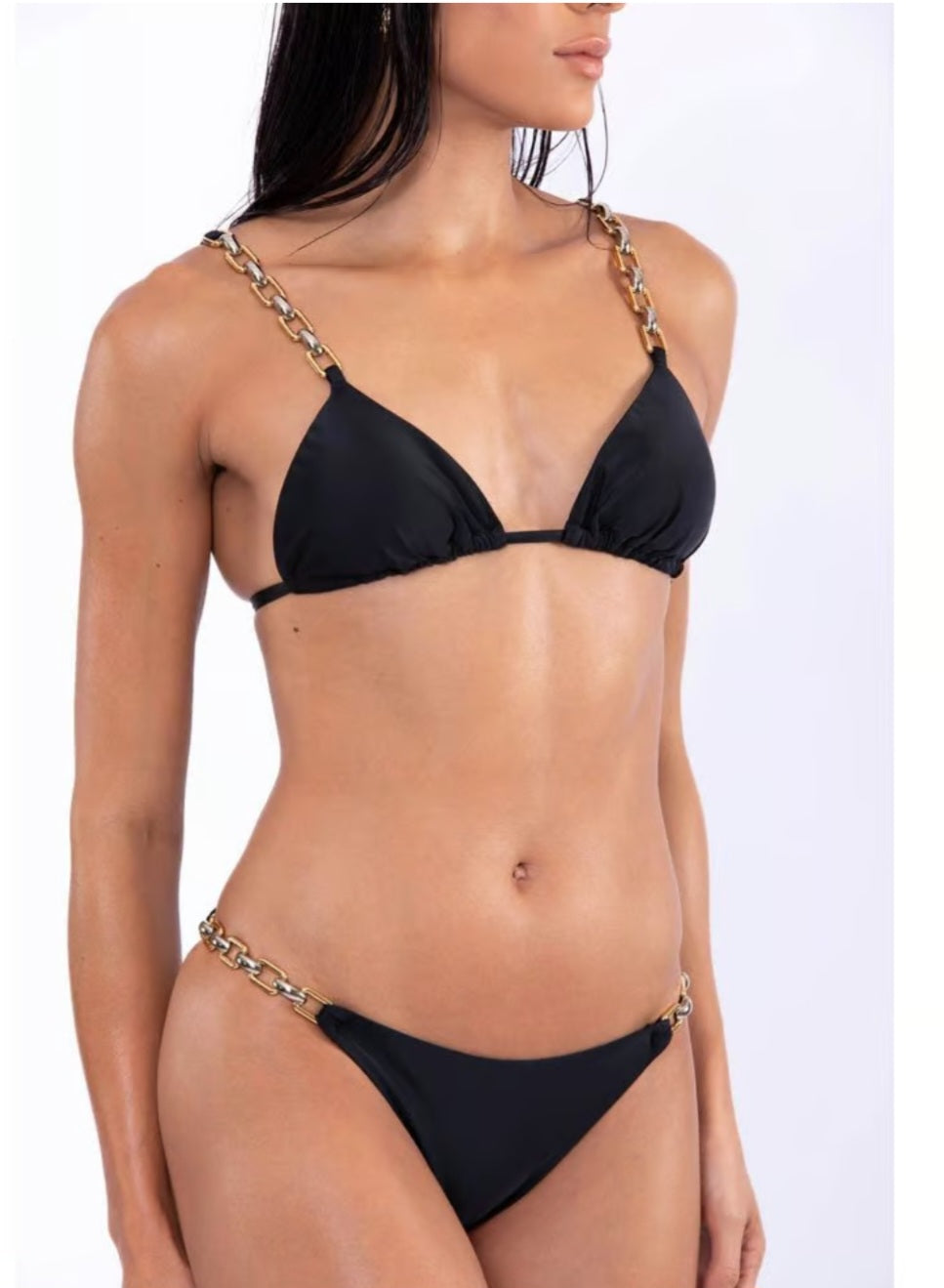 Aline Top with Chain Links