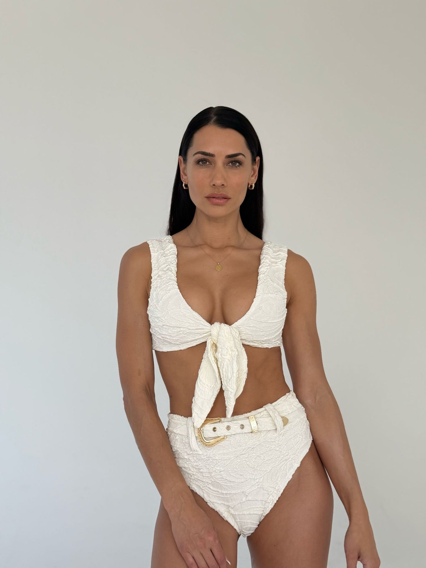 Beatriz Textured Bikini Top