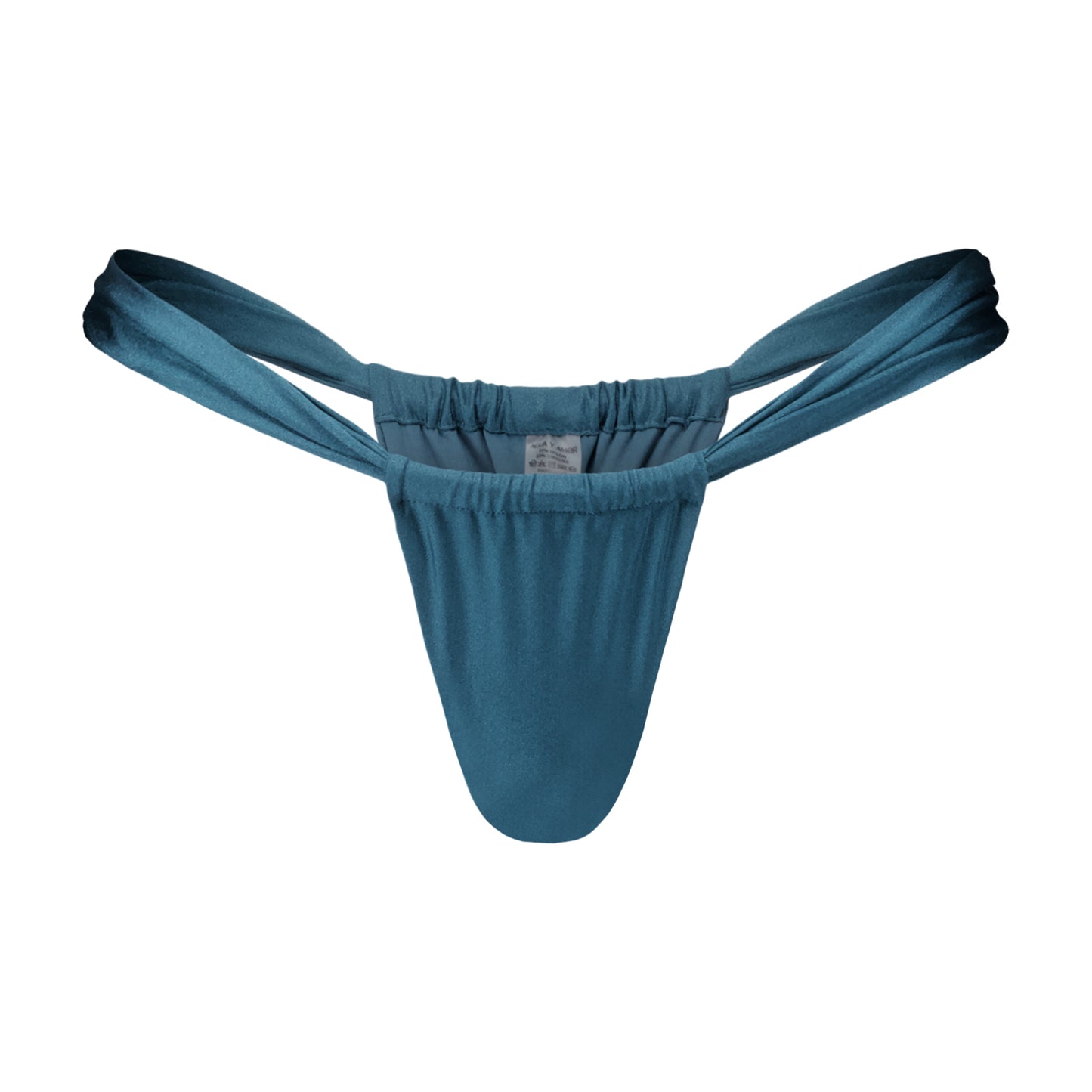 Bahia Ruched Satin Bikini Bottom