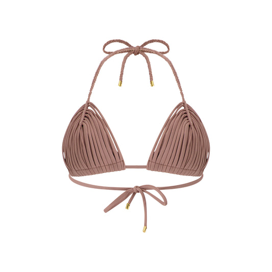 Cariño Macramé Triangle Bikini Top