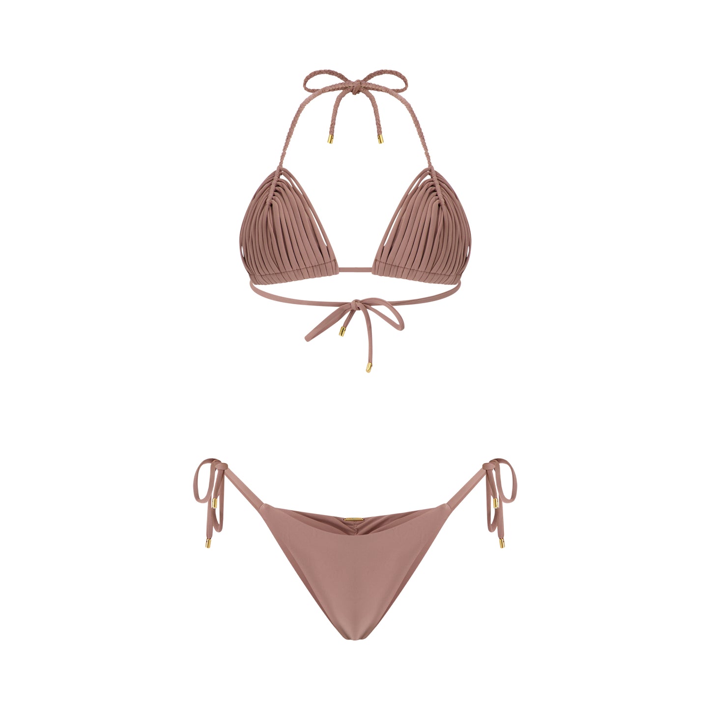 Cariño Macramé Triangle Bikini Top