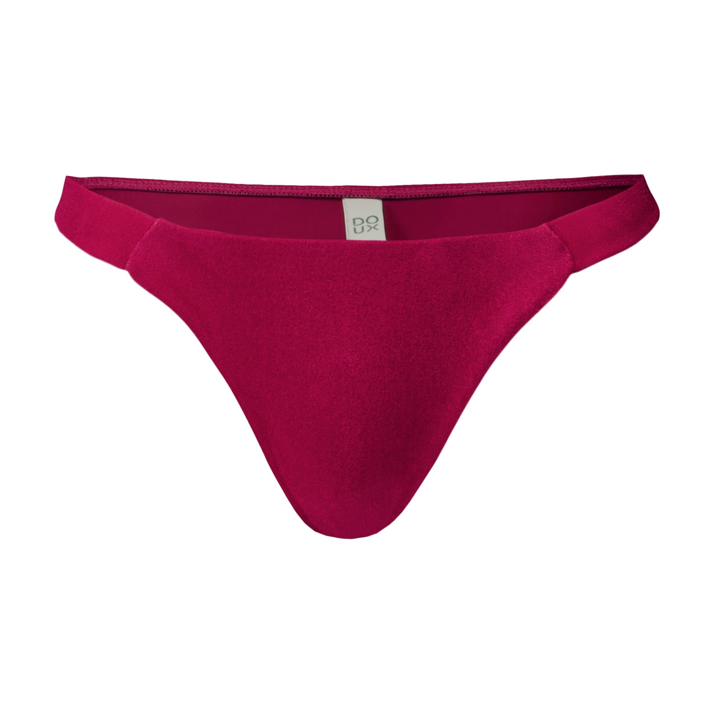 Tomara Metallic Cheeky Bottom - Cherry Red